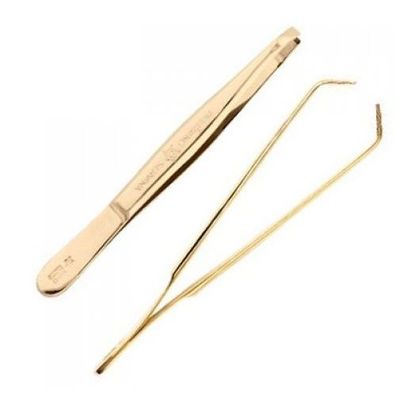 Pfeilring Pinzette 1850 G goldfarben