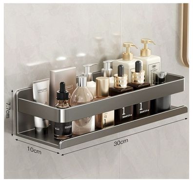 Duschablage Edelstahl Eckregal ohne Bohren, n Größen 30cm, uschkorb