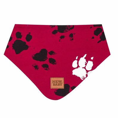 Neu Baby Pfote dunkelrosa Baumwolle Säugling Hals sling M