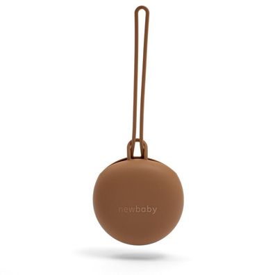 Schnullerhülle aus Silikon New Baby Braun