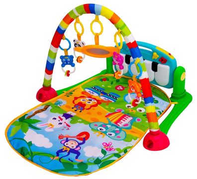 Best For Kids Piano Spielmatte Baby Spieldecke mit Musik & Spielbogen ab 0+ Monaten