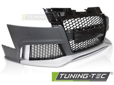 Upgrade Frontstoßstange Sport für Audi TT 8J 06-14 inkl. Zubehör in Hochglanz schw