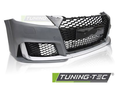 Upgrade Frontstoßstange Sport für Audi TT 8S 14-18 inkl. Zubehör in Hochglanz schw