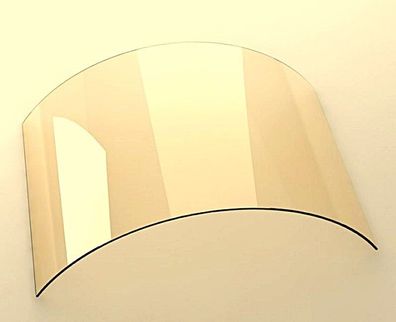Kaminglas gebogen für Hark 17,17D,29,44,58,69,77, Kaminscheibe Ofenglas Sichtscheibe