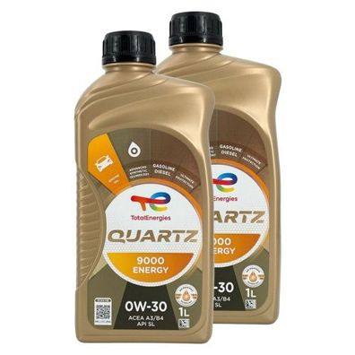 Total Quartz 9000 Energy 0W-30 2x1 Liter