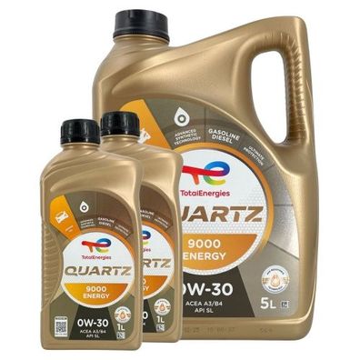 Total Quartz 9000 Energy 0W-30 5 + 2 Liter