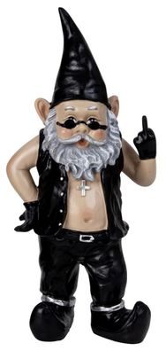 Zwerg Rocker 32cm Gartenfigur Dekofigur Dekoration Haus Garten