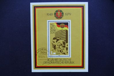 DDR MiNr. 2462 Block 56 gestempelt (AK 727)