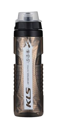 KLS Fahrradflasche Antartica 022 Charcoal Black Trinkflaschen in Braun
