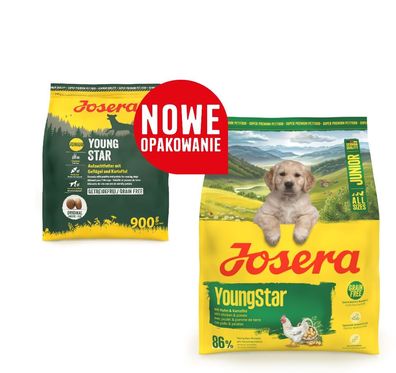 12,5kg Josera Nature YoungStar Junior Hundefutter - Getreidefrei