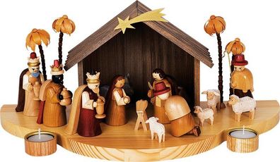 Richard Glaesser Krippe Christi Geburt aus Seiffen im Erzgebirge