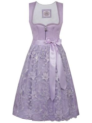 Dirndl Schongau 65cm Länge flieder - Größe: 44