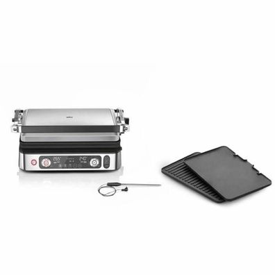 Grill Braun Multi Grill 9 Pro Edelstahl und Schwarz