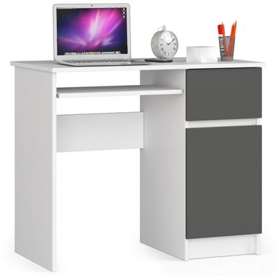 Piksel Schreibtisch Computertisch Rechts Bürotisch B90 x H77 x T50 cm
