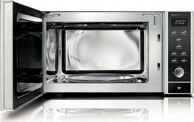Mikrowelle Caso MCG 25 25 Liter, Edelstahl, 900 W