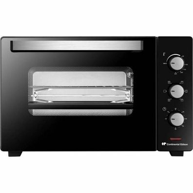 Mini-Backofen Continental Edison 38L, 1600W, Schwarz