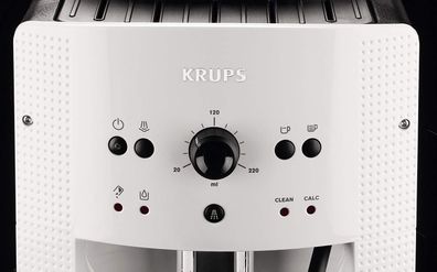 Kaffeemaschine Krups mit integriertem Mahlwerk, weiß