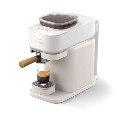 Espressomaschine Philips Baristina mit Mahlwerk, Weiß