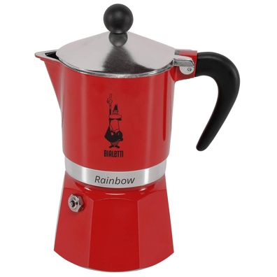 Kaffeemaschine Bialetti Rainbow 3 Tassen Rot