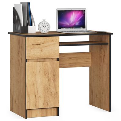 Piksel Schreibtisch Computertisch Links Bürotisch B90 x H77 x T50 cm