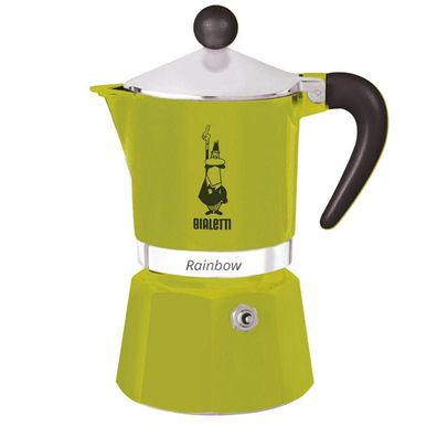 Kéchenzubehör Bialetti Rainbow grén Aluminium 6 Tassen