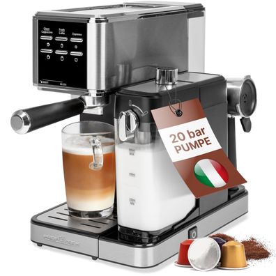 Espressomaschine Proficook PC-ES-KA 1266 Edelstahl 20 Bar