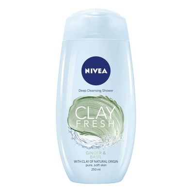 Nivea Clay Fresh Ingwer & Basilikum Duschgel 250 ml / 8,4 fl oz