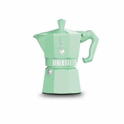 CafetiÜre italienne Bialetti Moka Exclusive 6 Tassen Grén Pastell