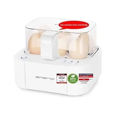 Eierkocher Emerio fér 6 Eier, weiß, 400W