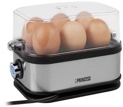 Eierkocher Princess fér 6 Eier, Edelstahl und BPA-frei