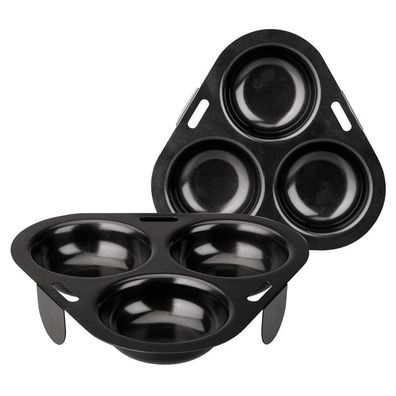 Eierkocher Ibili fér 3 Eier, silberfarben