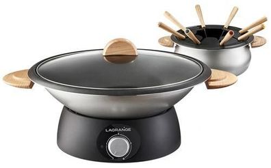 Fondue und Wok Lagrange 1,5 L, 900 W, fér 8 Personen