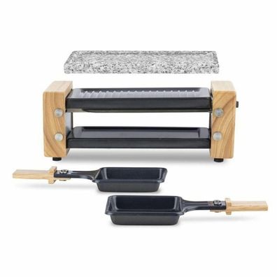 Raclette Hkoenig mit Natursteinplatte und Holzdesign
