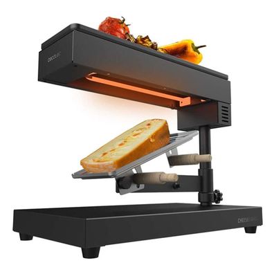 Raclette Cecotec Cheese&Grill 6000, 600 W, Schwarz