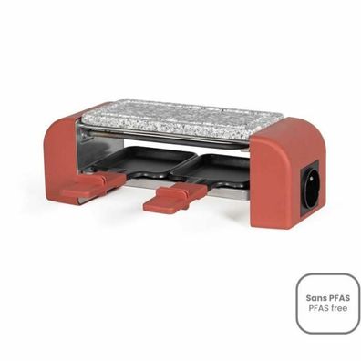 Raclettegerät Livoo DOC310R Rot 450W fér 8 Personen