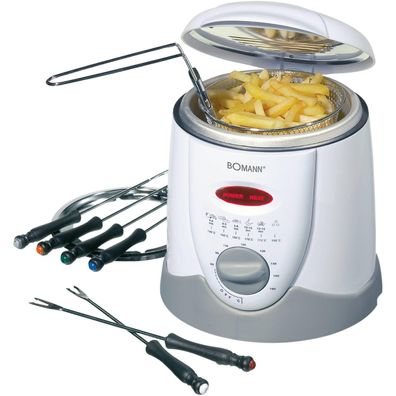Fritteuse Bomann mit Fonduefunktion, 1 L, 840 W