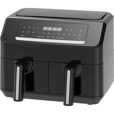 Fritteuse Emerio Doppelbehälter 7,2L
