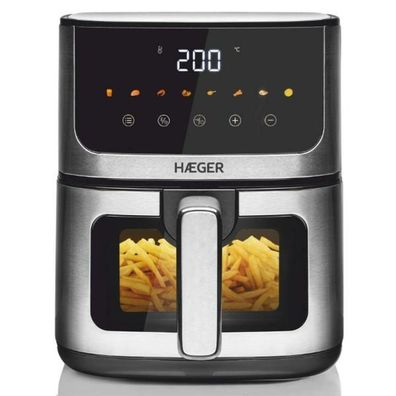 Heißluftfritteuse Haeger Magic Window 4,7 Liter, 1400W