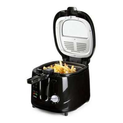 Fritteuse domo 2,5 L schwarz