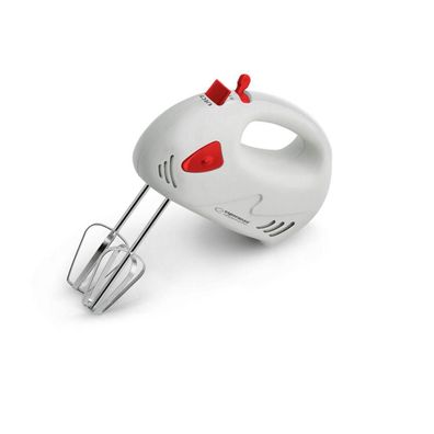 Stabmixer Esperanza 150 W, 7 Geschwindigkeiten, rot-weiß