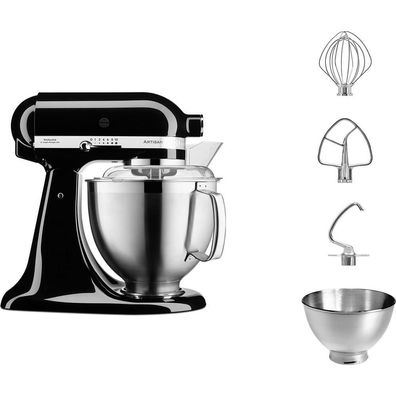 Kéchenmaschine KitchenAid Artisan 5KSM185PSEOB Schwarz 4,8L