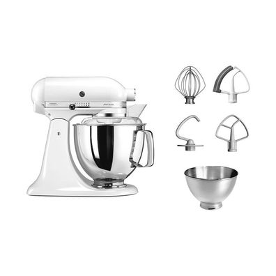 Kéchenmaschine Kitchenaid Artisan 4,8 L Weiß