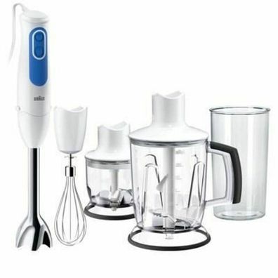 Stabmixer Braun MQ 3045 WH, 700W, weiß und blau