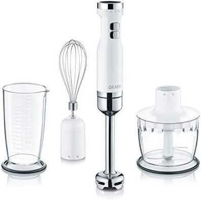 Stabmixer Graef HB501EU mit 800 Watt, ergonomisch, weiß