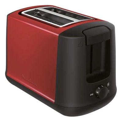 Toaster Moulinex Subito Select LT340D11 mit 2 Schlitzen, rot