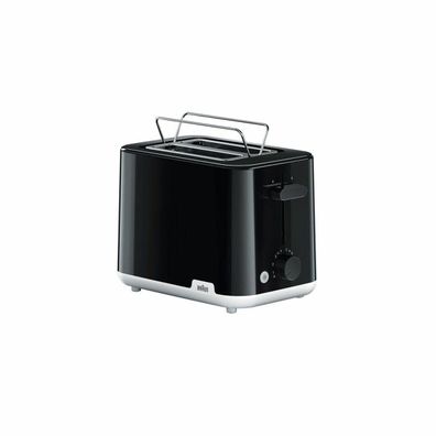 Toaster Braun HT1010BK mit 2 Schlitzen und 8 Bräunungsstufen