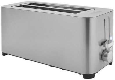Toaster Princess Edelstahl 1400 W, 2 lange Schlitze, 7 Bräunungsstufen