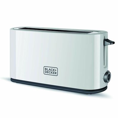 Toaster Black+Decker mit extra langem Schlitz, 7 Bräunungsstufen