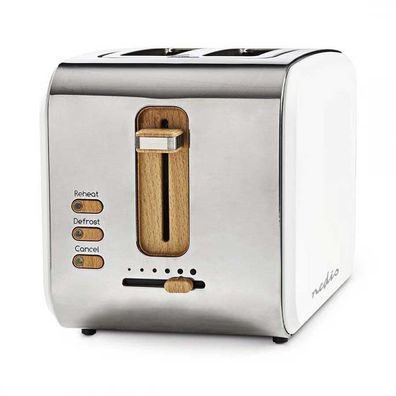 Toaster Nedis 900 W mit 2 extra breiten Schlitzen