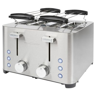 Toaster profi-cook 4-Scheiben Edelstahl